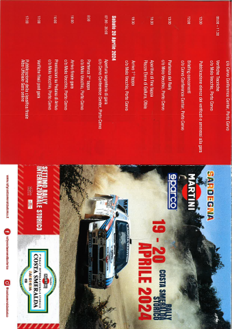 7° Rally Storico Costa Smeralda – Trofeo Martini