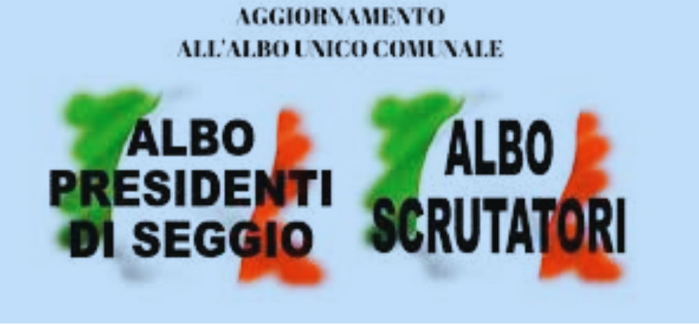 Presidenti di seggio elettorale e scrutatori 